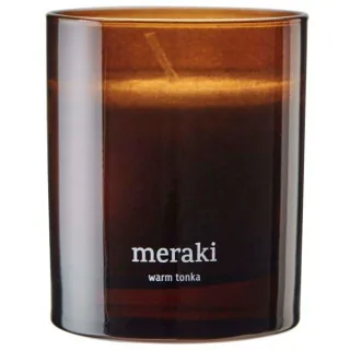 Meraki Warm Tonka Scented Candle Medium