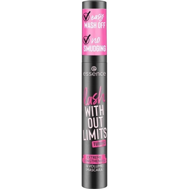 essence Lash Without Limits Tubing Extreme Lengthening & Volume Mascara 04 Black Tubing