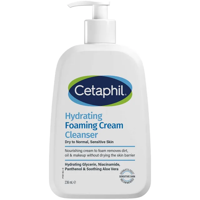 Cetaphil Hydrating Foaming Cream Cleanser
