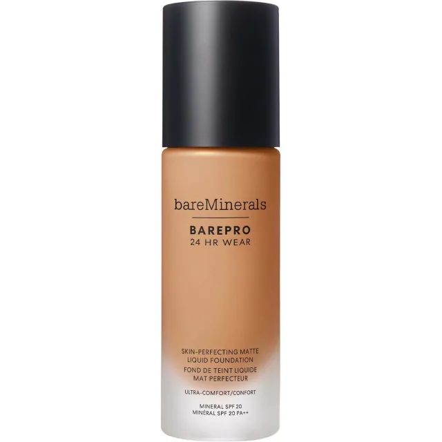 bareMinerals BAREPRO 24HR Skin-Perfecting Matte Liquid Foundation SPF 20 Medium Deep 40 Neutral