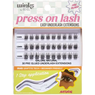 Ardell Winks Press On Underlash Extensions Galore Natural