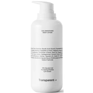 Niche Beauty Lab Transparent Lab AHA Smoothing Body Lotion