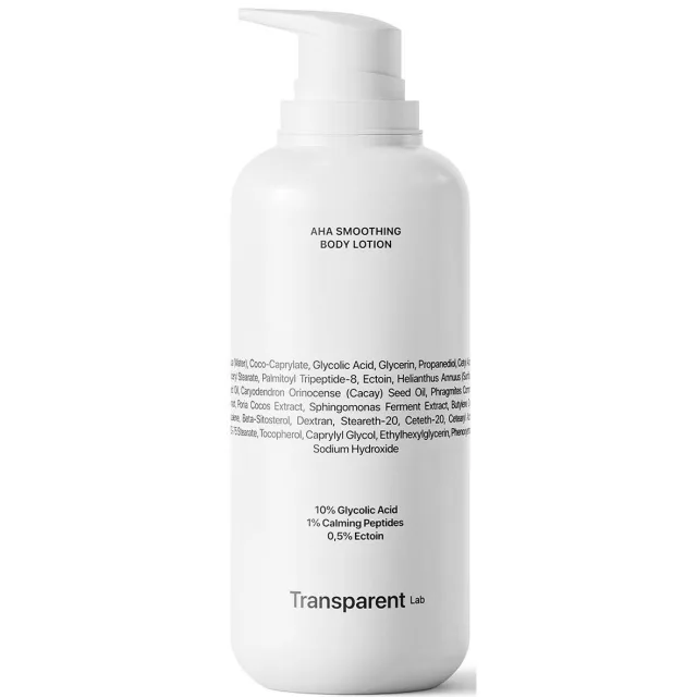 Niche Beauty Lab Transparent Lab AHA Smoothing Body Lotion