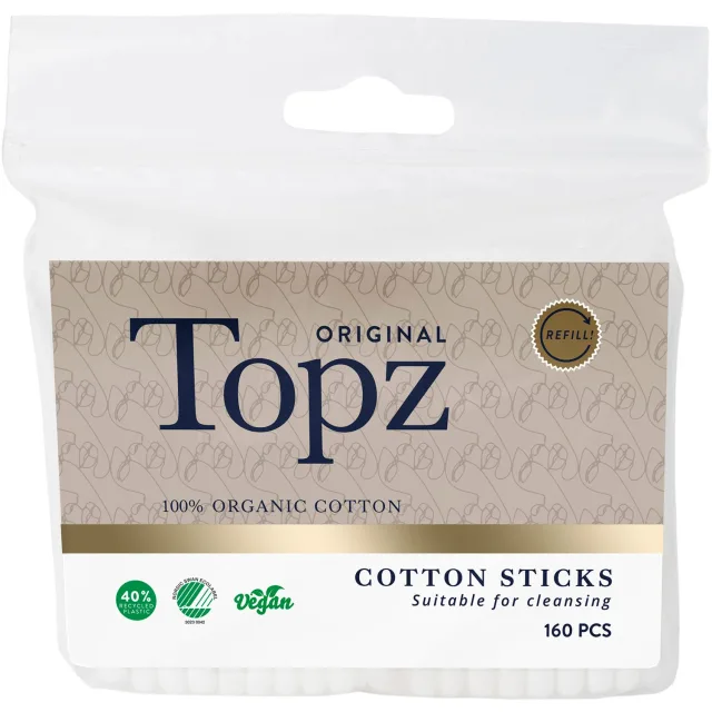 Topz Premium Refill Cotton Sticks