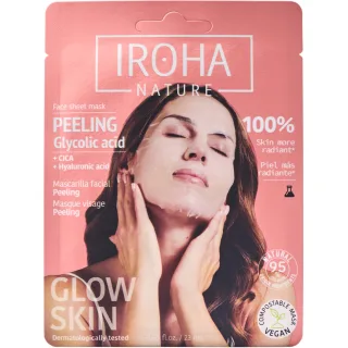 Iroha Nature Peeling Glycolic Acid Face Sheet Mask