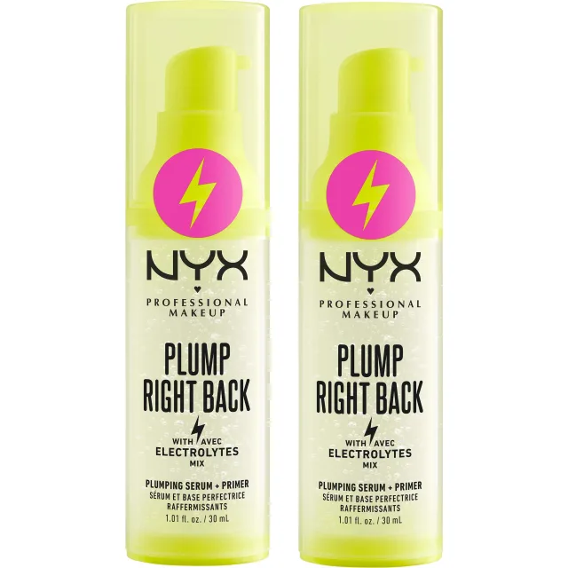 NYX Professional Makeup Bundle Plump Right Back Primer + Serum x