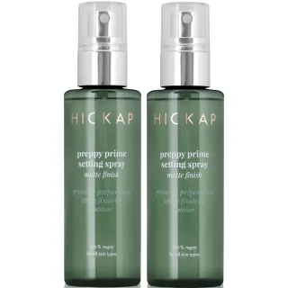 Hickap Preppy Prime Setting Spray Matte Finish Duo
