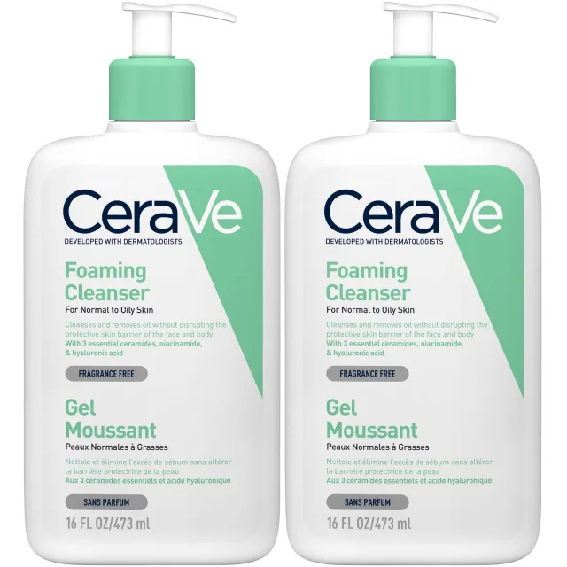 CeraVe Foaming Cleanser Duo