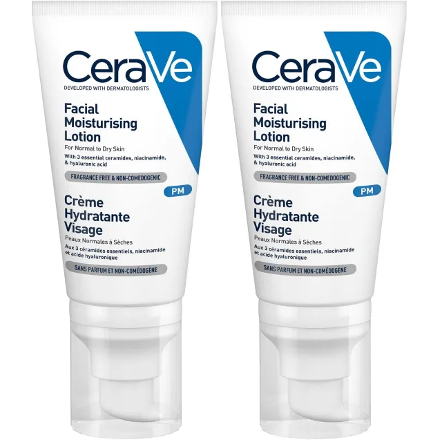 CeraVe Facial Moisturizing Lotion PM Duo