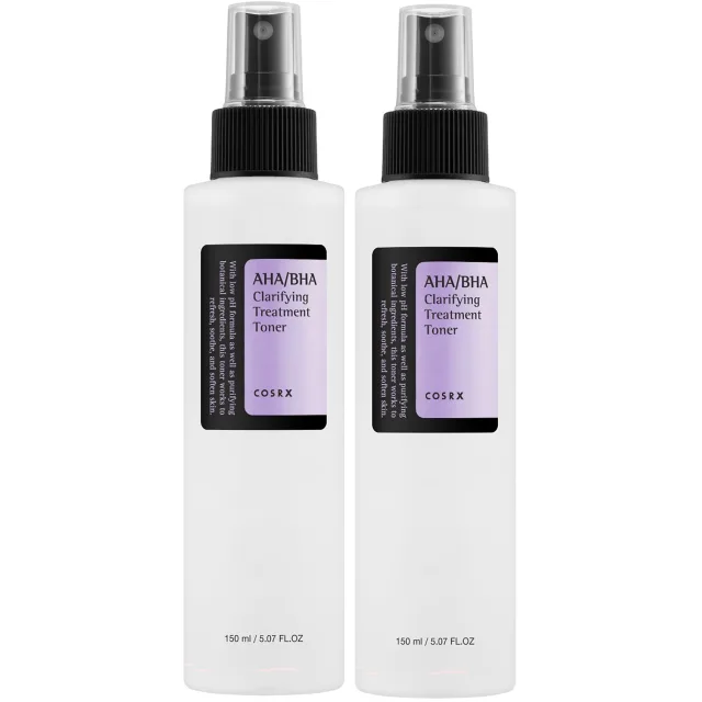 Cosrx AHA/BHA Clarifying Treatment Toner Duo