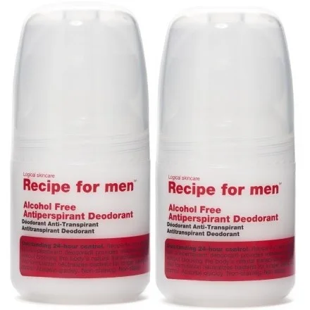 Recipe for men Antiperspirant Deodorant Duo