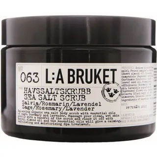 L:a Bruket 063 Sea Salt Scrub Sage/Rosemary/Lavender