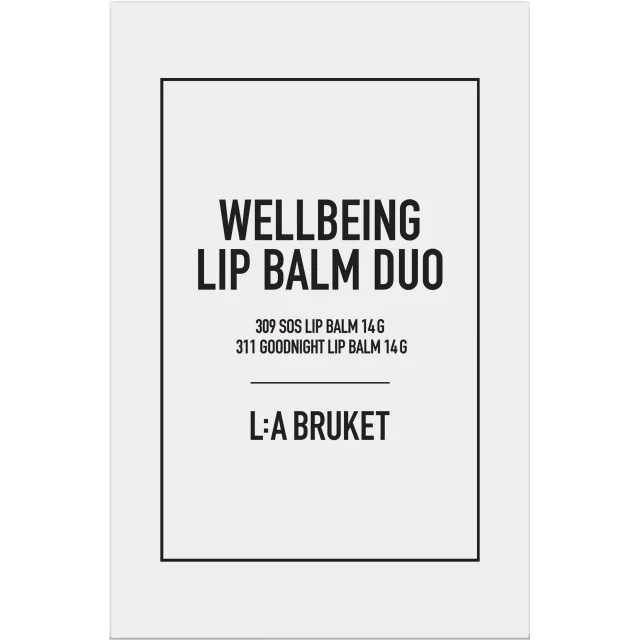 L:a Bruket 324 Wellbeing Lip Balm Duo