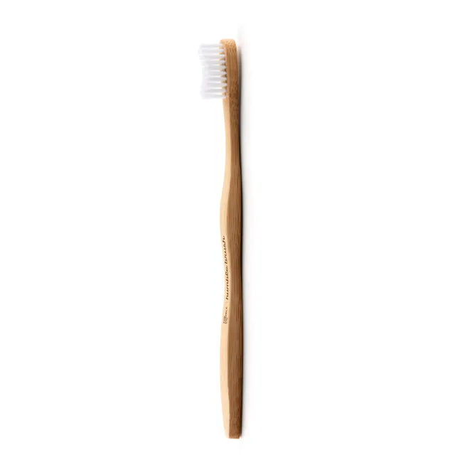 The Humble Co. Bambu Tandborste Vuxen Vit