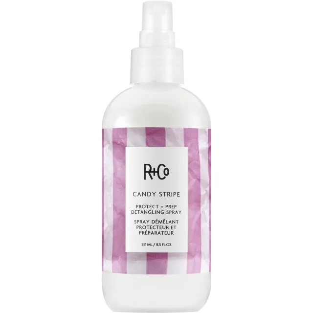 R+Co CANDY STRIPE Protect+Prep Detangling Spray