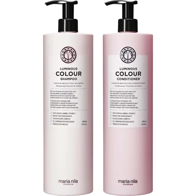maria nila Luminous Colour Bundle Shampoo & Conditioner 1000 ml