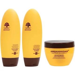 Arganmidas Clear Hydrating Bundle Shampoo & Conditioner & Mask