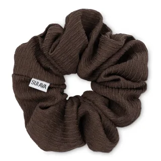 Sui Ava Ea Zig-Zag Scrunchie Chocolate