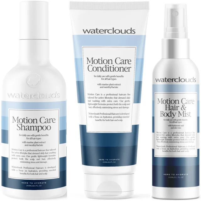 Waterclouds Motion Care Shampoo & Conditioner & Hair and Body Mist