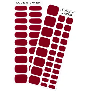 Love'n Layer Hand & Toe ​Burgundy Red​