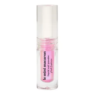 Le Mini Macaron Stardust Collection Liquid Nail Powder Pink Euphoria