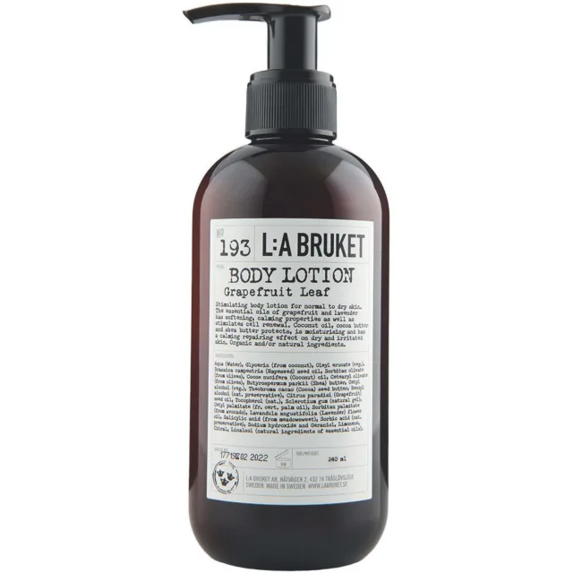 L:a Bruket Body Lotion Grapefruit Leaf CosO