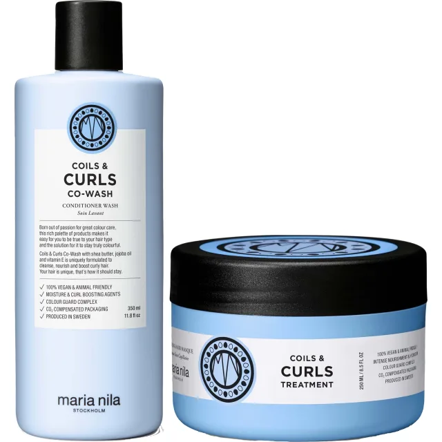 maria nila Coils & Curls Bundle Conditioner Wash & Masque