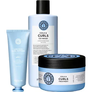 maria nila Coils & Curls Bundle Conditioner Wash & Masque Luscious Curl Gel
