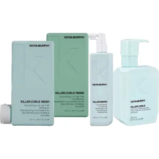 Kevin Murphy Killer Curls Bundle Wash & Rinse & Anti-frizz Creme & Enhancer