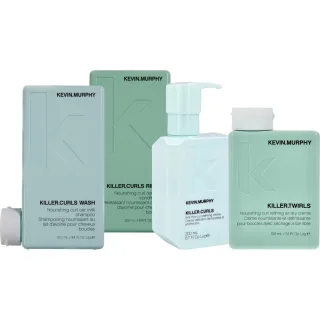Kevin Murphy Killer Curls Bundle Wash & Rinse & Anti-frizz Creme & Air-Dry Creme