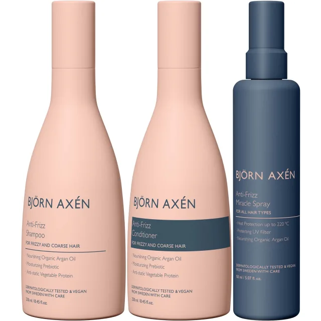 Björn Axén Anti-Frizz Bundle Shampoo & Conditioner & Spray