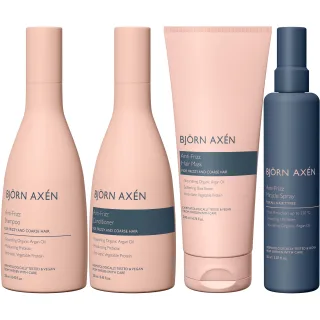 Björn Axén Anti-Frizz Bundle Shampoo & Conditioner & Mask & Spray