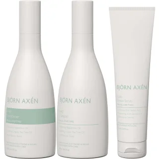 Björn Axén Scalp Bundle Shampoo & Conditioner & Detox Scrub