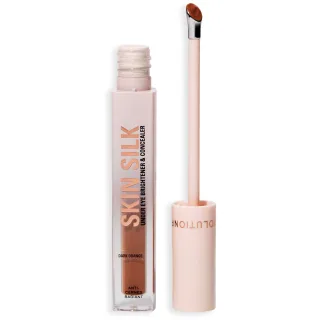 Revolution Beauty London Skin Silk Radiant Serum Under Eye Brightener & Concealer Dark Orange