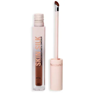 Revolution Beauty London Skin Silk Radiant Serum Under Eye Brightener & Concealer Deep Red