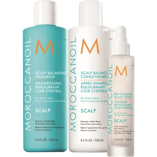 Moroccanoil Scalp Bundle Shampoo & Conditoner & Scalp Tonic