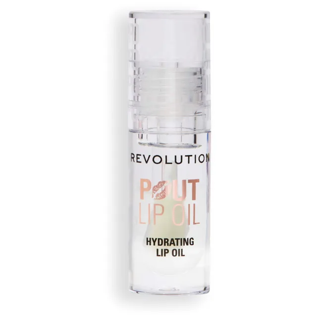 Revolution Beauty London Pout Lip Oil Lychee Clear