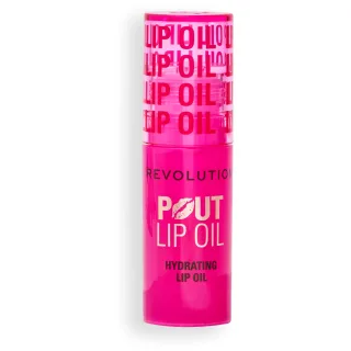 Revolution Beauty London Pout Lip Oil Raspberry Pink