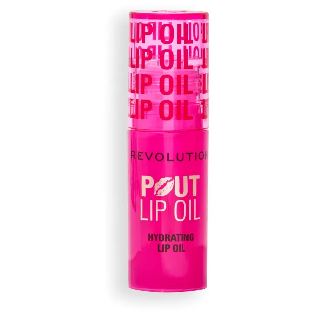 Revolution Beauty London Pout Lip Oil Raspberry Pink