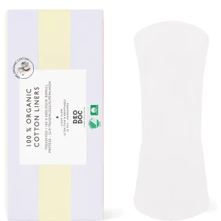 DeoDoc Organic Cotton Liner Unwrapped