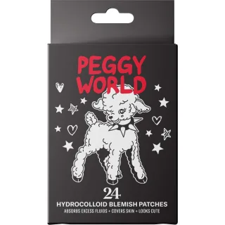 Peggy World Blemish Patches Stars and Hearts Black