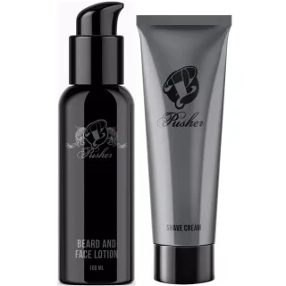 Pusher Beard and Face Lotion & Shave Cream