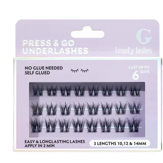 G Beauty Lashes Press & Go Underlashes Flirty