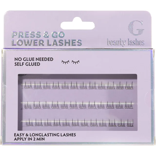 G Beauty Lashes Press & Go Lower Lashes Natural