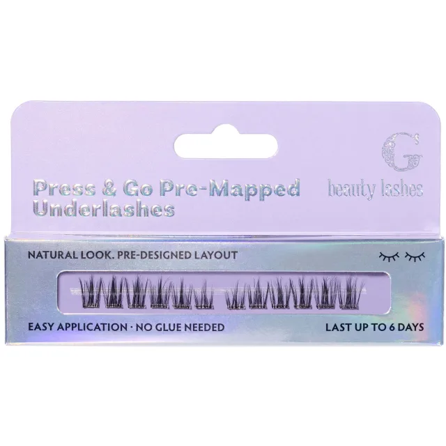 G Beauty Lashes Press & Go Pre-Mapped Underlashes Glow