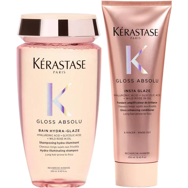 Kérastase Gloss Absolu Bundle Bain Hydra-Glaze Shampoo & Insta Glaze Conditioner