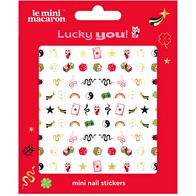 Le Mini Macaron Nail Art Stickers Lucky You