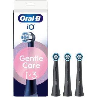 Oral B iO Gentle Care Toothbrush Heads Black