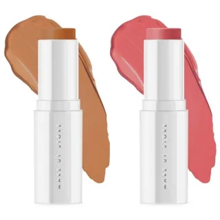Make Up Store Superior Face Stick Duo Soft Tan & Warm Petal