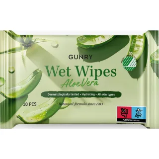 Gunry Wet Wipes Aloe Vera
